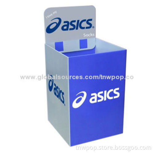 Supermarket Dump Bin Display, Sock Bin, Strong Eco-friendly, Customized Size & Design
